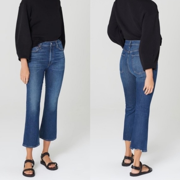 CITIZENS of HUMANITY Demy Cropped Flare Jeans - Picture 1 of 13
